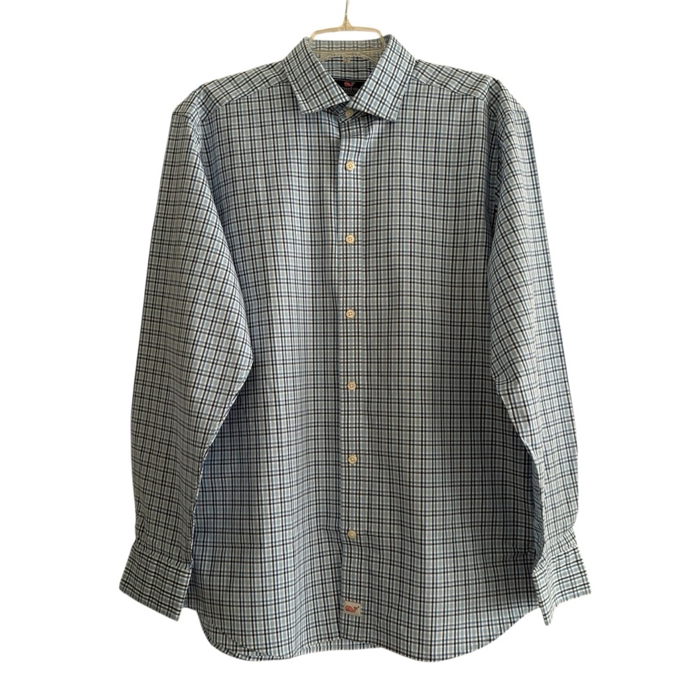 Vineyard Vines Classic Fit Fjord Classic Cooper Jake Blue Men’s Size Large